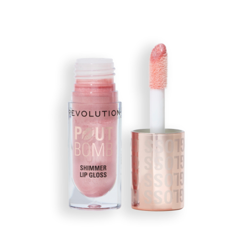 Revolution - Brilho labial com Shimmer Pout Bomb - Shine Pink