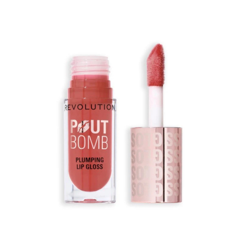 Revolution - Brilho Labial Volumizante Pout Bomb - Melba Warm Peach