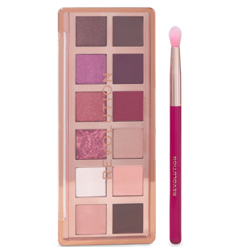 Revolution - Conjunto de presente com paleta de sombras e pincel Cherry Icon