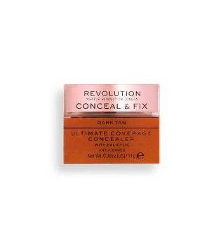 Revolution - Corretor Ultimate Coverage Conceal & Fix - Dark Tan
