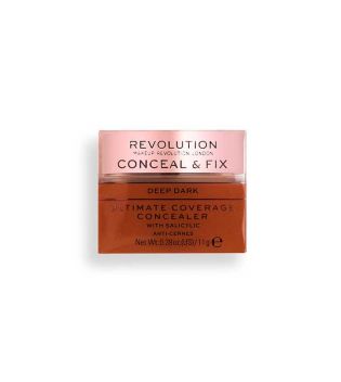 Revolution - Corretor Ultimate Coverage Conceal & Fix - Deep Dark
