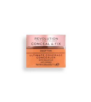 Revolution - Corretor Ultimate Coverage Conceal & Fix - Deep Tan