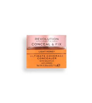 Revolution - Corretor Ultimate Coverage Conceal & Fix - Light Honey