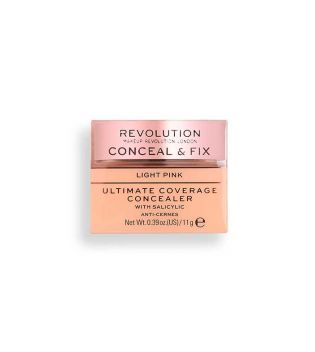 Revolution - Corretor Ultimate Coverage Conceal & Fix - Light Pink