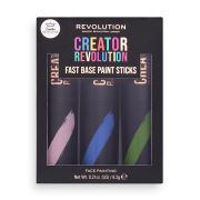 Revolution - *Creator* - Bastões de Maquiagem Artísticos Fast Base Paint Sticks - Rosa, Azul e Verde