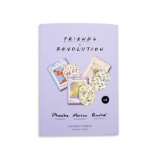 Revolution - *Friends X Revolution* - Pacote de 3 máscaras de tecido - Phoebe, Monica e Rachel
