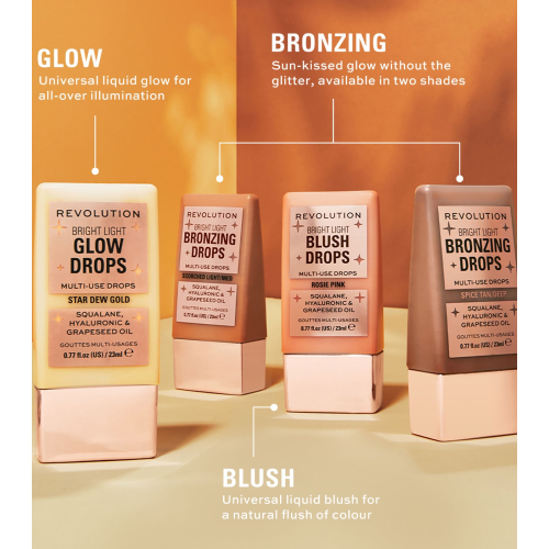 Revolution - Gotas bronzeadoras Bright Light - Spice Tan/Deep