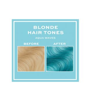 Revolution Haircare - Coloração semipermanente para cabelos loiros Hair Tones - Aqua Waves