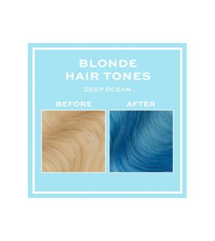 Revolution Haircare - Coloração semipermanente para cabelos loiros Hair Tones - Deep Ocean