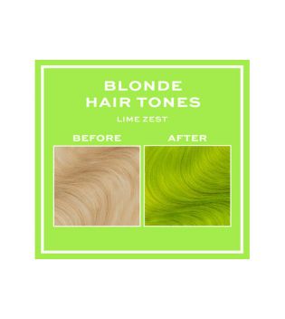 Revolution Haircare - Coloração semipermanente para cabelos loiros Hair Tones - Lime Zest