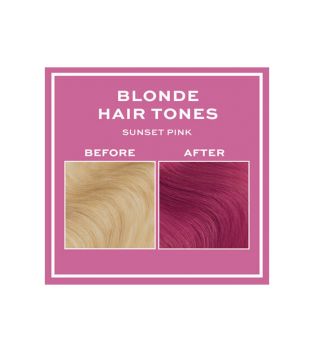 Revolution Haircare - Coloração semipermanente para cabelos loiros Hair Tones - Sunset Pink