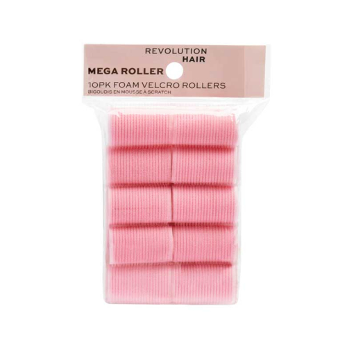 Revolution Haircare - Conjunto de 10 rolos de velcro Mega Pink Rollers