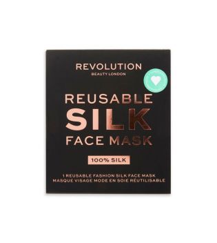 Revolution - Máscara de seda reutilizável - Black