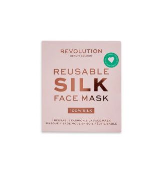 Revolution - Máscara de seda reutilizável - Pink