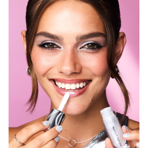 Revolution - *Metallic Muse* - Brilho labial Shimmer Bomb - Frosted Muse