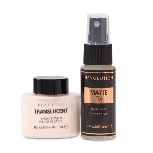 Revolution - Duo de Fixação de Maquiagem Mini Matte Heroes