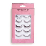 Revolution - Pack de 5 pestanas postiças Mixed Wispy Lashes