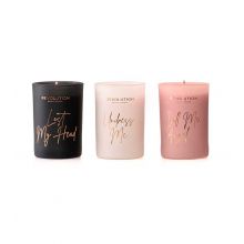 Revolution - Pacote de três mini velas perfumadas - Indulgence Collection