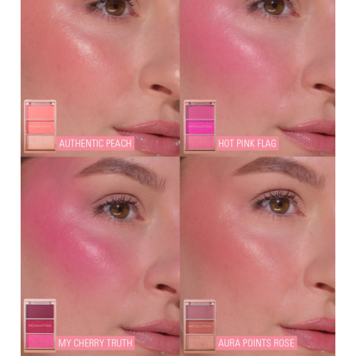 Revolution - Paleta de Blush Icon Blush - Authentic Peach