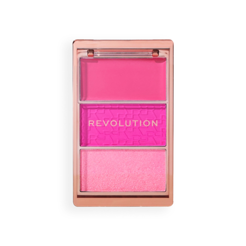Revolution - Paleta de Blush Icon Blush - Hot Pink Flag