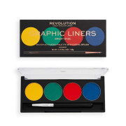 Revolution - Paleta de revestimentos Water Activated Graphic Liners - Bright Babe