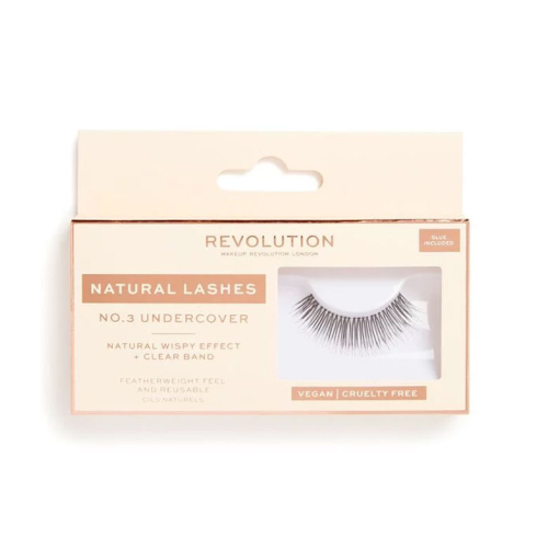 Revolution - Pestanas postiças Natural Lashes - Nº.3 Undercover
