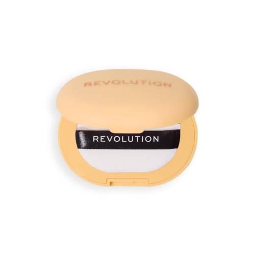 Makeup Revolution - Pó compacto + adesivo para celular Powder Pops - Banana