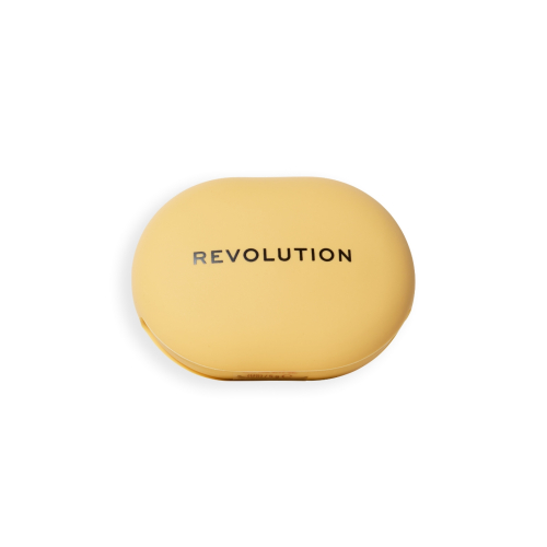Makeup Revolution - Pó compacto + adesivo para celular Powder Pops - Banana