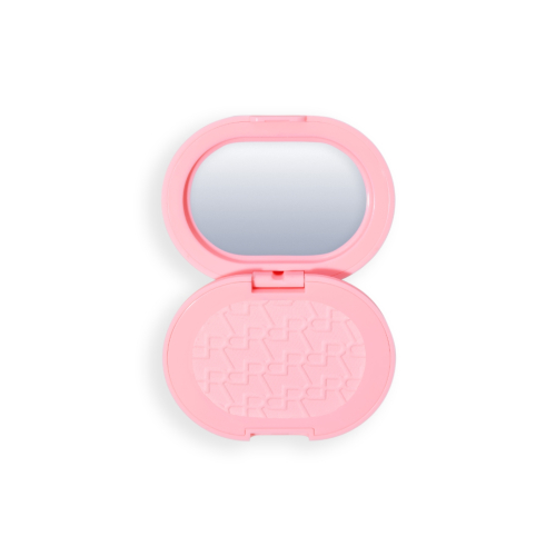 Makeup Revolution - Pó compacto + adesivo para celular Powder Pops - Rose