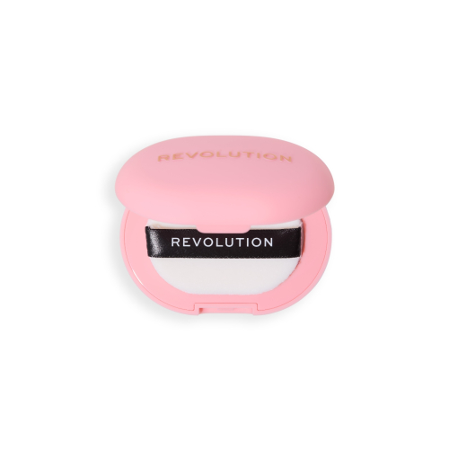 Makeup Revolution - Pó compacto + adesivo para celular Powder Pops - Rose