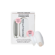 Makeup Revolution - Pó compacto + adesivo para celular Powder Pops - Translucent