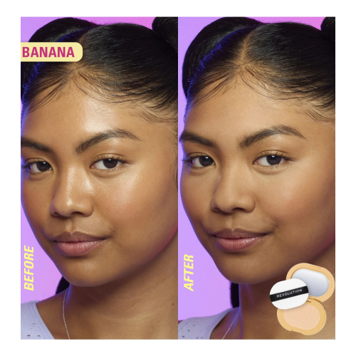 Revolution - Pó Compacto Powder Pops Instant Blur - Banana