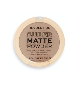 Revolution - Pó compacto Super Matte - Tan