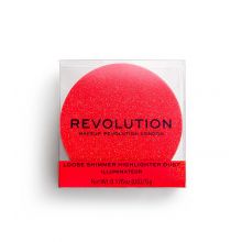 Revolution - *Precious Stone* - Iluminador em pó metalizado - Ruby Crush