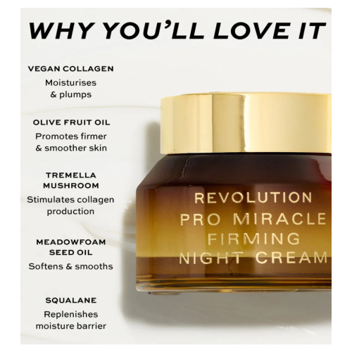 Revolution Pro - Creme noturno de colágeno Miracle Firming