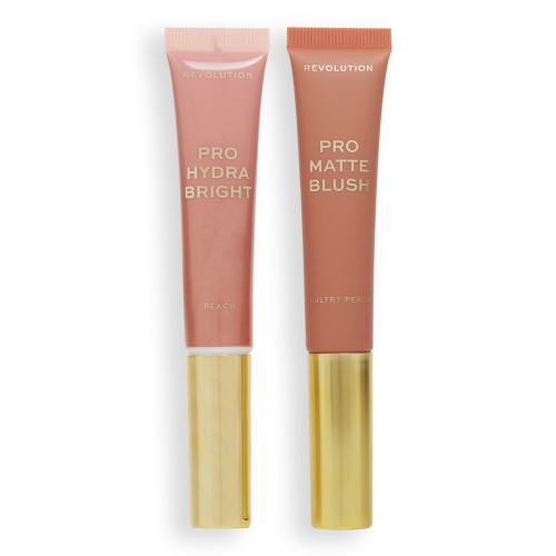 Revolution Pro - Duo de blush em creme - Peach