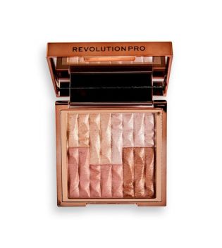 Revolution Pro - *Goddess Glow* - Pó iluminador e bronzeador Shimmer Brick - Afterglow