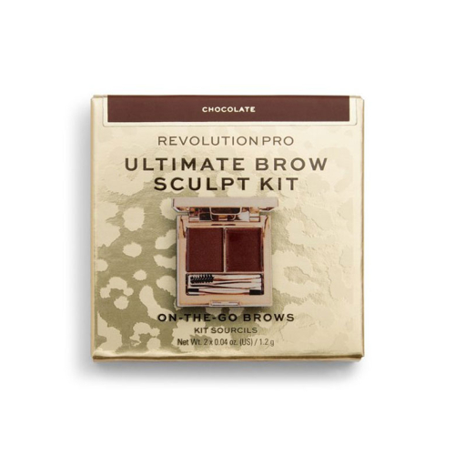 Revolution Pro - Kit de sobrancelha Ultimate Brow Sculpt Kit - Chocolate