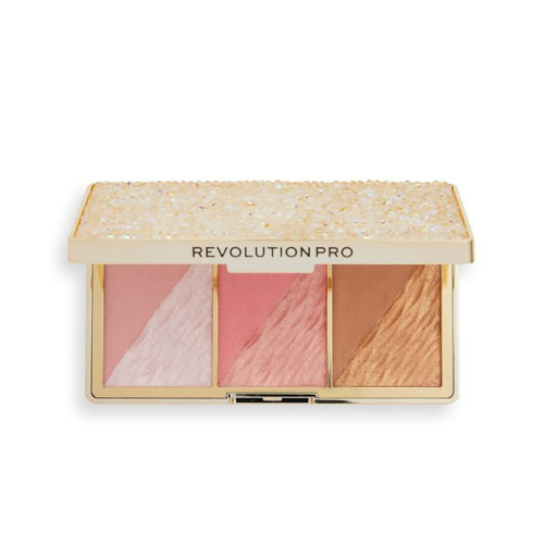 Revolution Pro - Paleta de rosto Crystal Luxe - Peach Royale