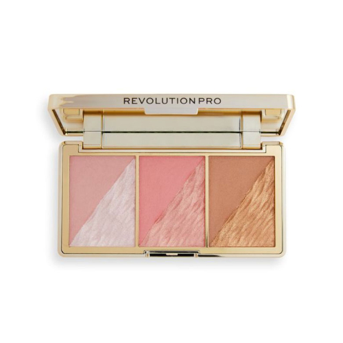 Revolution Pro - Paleta de rosto Crystal Luxe - Peach Royale