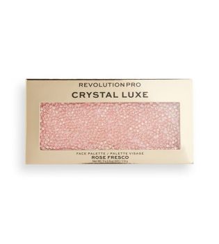 Revolution Pro - Paleta de rosto Crystal Luxe - Rose Fresco