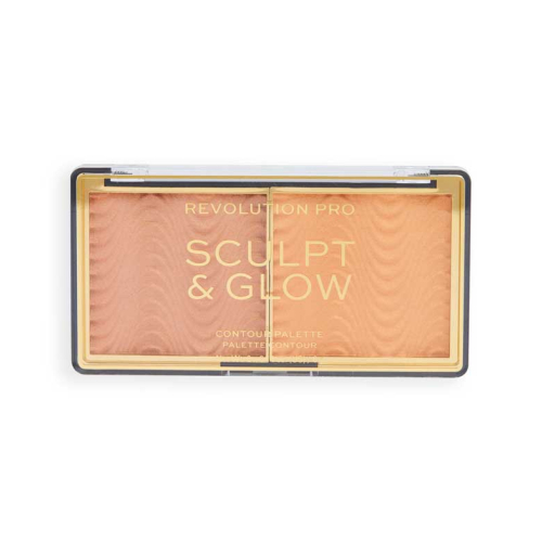 Revolution Pro - Paleta de rosto Sculpt & Glow - Medium-Deep