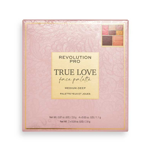 Revolution Pro - Paleta de rostos True Love - Medium-Deep