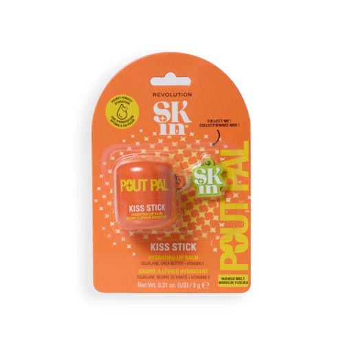 Revolution Skin - Bálsamo Labial Pout Pal Kiss Stick - Mango