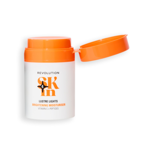 Revolution Skin - *Be Bright* - Creme facial iluminador com vitamina C e peptídeos Lustre Lights