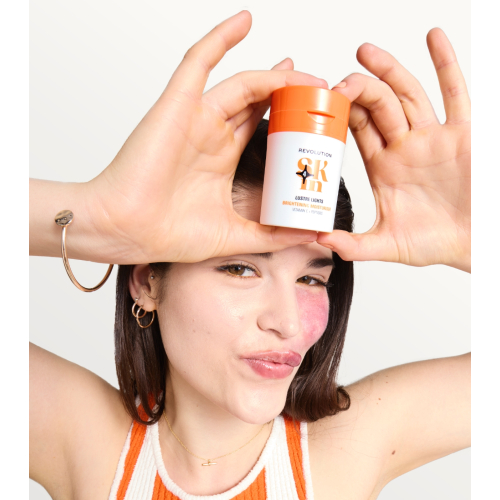 Revolution Skin - *Be Bright* - Creme facial iluminador com vitamina C e peptídeos Lustre Lights