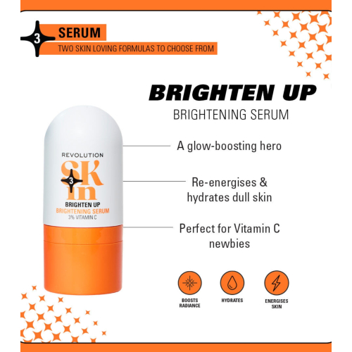 Revolution Skin - *Be Bright* - Sérum facial iluminador com 3% de vitamina C Brighten Up