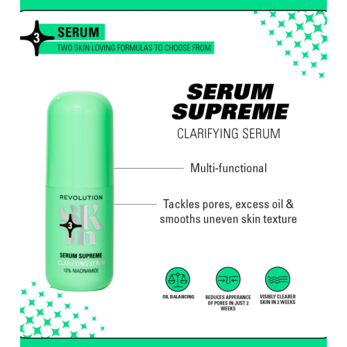Revolution Skin - *Clearly Clarify* - Sérum facial clareador 10% niacinamida Serum Supreme
