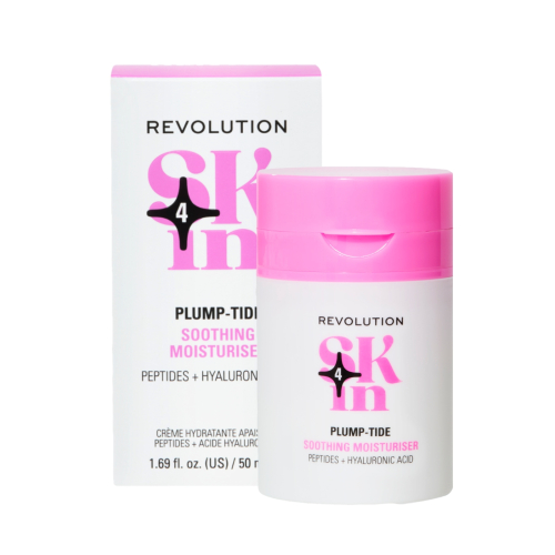 Revolution Skin - *Go Gentle* - Creme Facial Suavizante com Peptídeos e Ácido Hialurônico Plump-Tide
