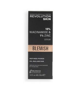 Revolution Skincare - *Blemish* - Sérum Minimizador de Poros 10% Niacinamida + 1% Zinco - 30ml